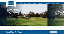 Desktop Screenshot of castleoaksgolf.com